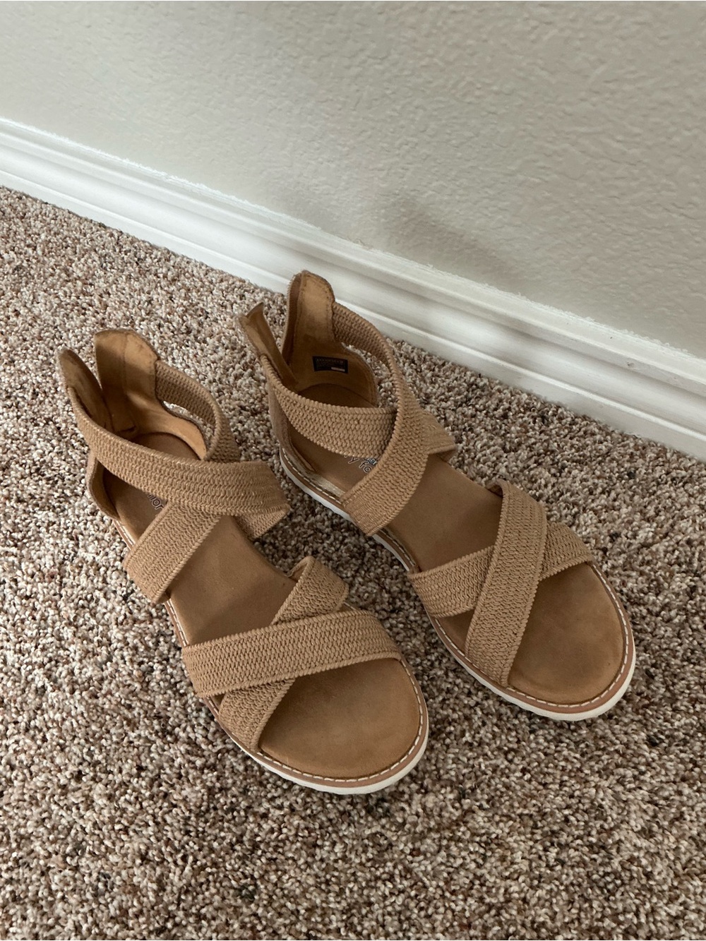 BOBS from Skechers women’s  Tan Gladiator Sandals